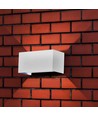 24W Væglampe - LED, 3000K, Hvid, Hus