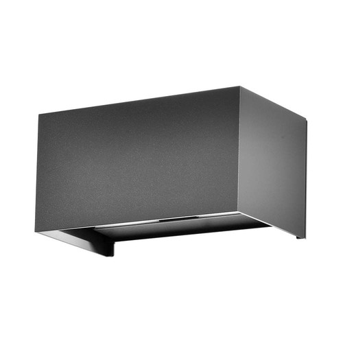 LED væglampe 24W - 4000K, grå hus
