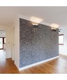24W LED Væglampe - 3000K, Sort hus