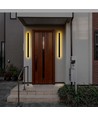 10W Væglys - LED Lineært (510*60*50mm), 3000K, Antracit, IP65