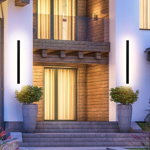 10W Væglampe - IP65 udendørs, 4000K, antracit, inkl. lyskilde