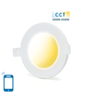 Outlet: Aigostar Smart WiFi CCT LED Downlight (Ø115) 6W, Dæmpbar - Hvid