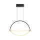12W Hænge Pendel Lampe - LED, 400mm, 3000K, Sort Hus