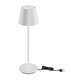 1,5W LED bordlampe, touch dæmpbar - 5V, IP54, 3000K, sand hvid, trådløs opladning, genopladelig