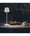 1,5W LED bordlampe - Touch dæmpbar, 3000K, IP54, sandhvid, hus