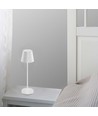 1,5W LED bordlampe, touch dæmpbar - 5V, IP54, 3000K, sand hvid, trådløs opladning, genopladelig