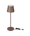 1,5W LED - Bordlampe, Touch, Dæmpbar, 3000K, IP54, Sand Corten Hus