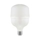 E27 30W LED pære - T100, 6500K, hvid plast, Ø10cm