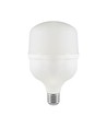 E27 30W LED pære - T100, 6500K, hvid plast, Ø10cm