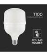 T100 LED Pære 30W E27 - Plastik, 6500K