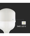 T120 LED Pære 40W E27 - Plast, 6500K, med E40 Ring