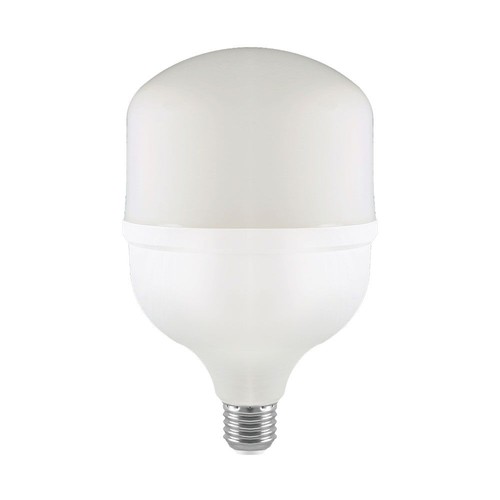 E27 60W LED pære - T160, Med E40 fatningsadapter