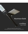 50W Hybrid LED gadelampe med solcelle - 4000lm, IP65, 4000K, 50.000mAh batteri