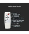 50W Hybrid LED gadelampe med solcelle - 4000lm, IP65, 4000K, 50.000mAh batteri