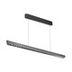 36W LED lineær pendel med Samsung LED - Matt grå, 120cm, CCT, 3-i-1 farve, IP20