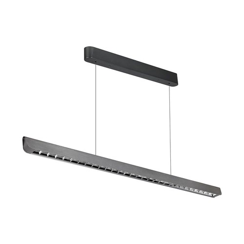 36W LED lineært hængende suspensionslys - Samsung-linse type 3I1, mat grå