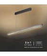 36W LED lineært hængende suspensionslys - Samsung-linse type 3I1, mat grå