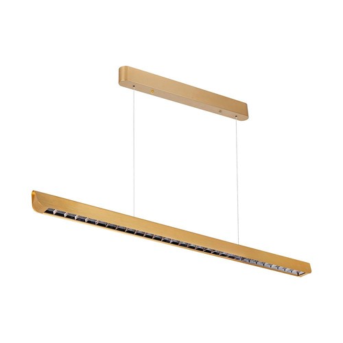 36W LED Hængelampe - Lineær, Ophæng, Samsung-Linse Type 3I1, Guld