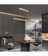 36W LED Hængelampe - Lineær, Ophæng, Samsung-Linse Type 3I1, Guld
