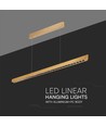 36W LED lysskinne til ophæng - 2880lm, CCT, grå, inkl. wireophæng