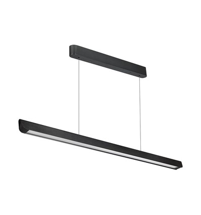 36W LED Lineært Hængende Suspensionslys - Samsung, Diff. Pladetype 3i1, Sort