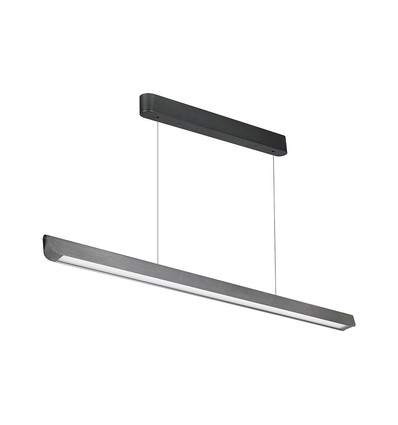 36W LED Lineært Hængependel Lys - Samsung-Diff. Pladetype 3i1 Mat Grå