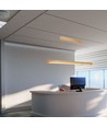36W Lineær Hængelampe - LED Samsung, Diffusor Pladetype 3in1, Guld