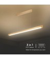 36W Lineær Hængelampe - LED Samsung, Diffusor Pladetype 3in1, Guld