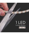 48 LED Stripelys 16,5W/m - 6500K, IP20, 5m/rulle