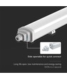 150cm 48W vandtæt komplet LED armatur - Samsung LED chip, 120lm/W, IP65, 6500K