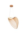 LED Designer Pendel Lampe - 3000K, Træfarve, Hus
