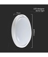 60W LED loftslampe med fjernbetjening - Ø49,2cm, dæmpbar, 3-i-1 CCT, 100lm/W, natlys funktion
