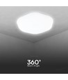 LED designer kuppelloftslampe - 30W/60W/30W, fjernbetjening, dæmpbar, blomme blomst dækstel