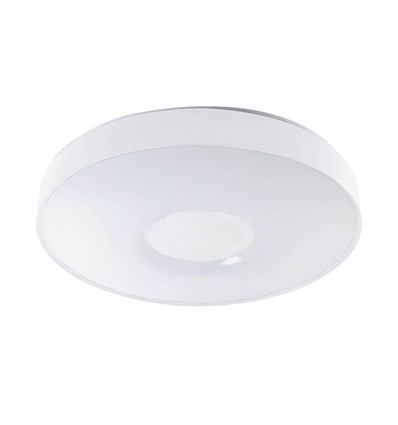 60W LED designer loftslampe med fjernbetjening - 6000lm, dæmpbar, 3-i-1 CCT, hvid cover