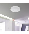 60W LED designer loftslampe med fjernbetjening - 6000lm, dæmpbar, 3-i-1 CCT, hvid cover
