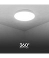 LED Designer Loftslampe - 30W/60W/30W, Fjernbetjening, Dæmpbar, Victory, Hvidt Cover