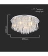 LED designer loftlampe krystal - lampe, klar, hus, E14