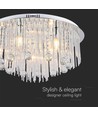 LED designer loftlampe krystal - lampe, klar, hus, E14