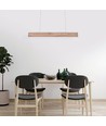 24W LED designer pendel - Træ, 3000K, 1250lm, varm hvid
