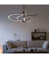 LED designer hængelampe - 3000K guldbelagt, sort hus