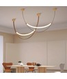 LED Designer Hændelampe - 3000K, brun hus