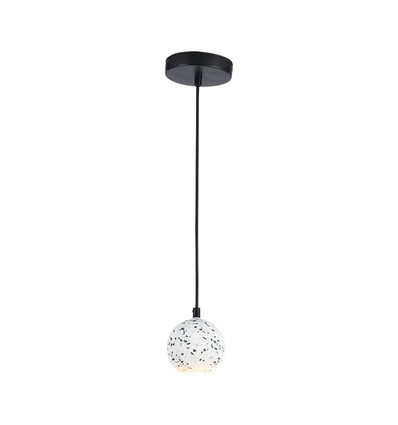 LED designer pendel lampe - hvid, med G9 fatning