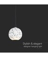LED designer pendel lampe - hvid, med G9 fatning