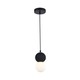 LED Designer Pendel Lampe G9 - Sort + Hvid Hus