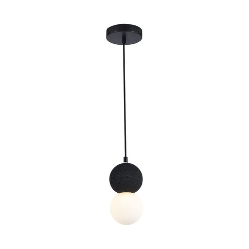 LED Designer Pendel Lampe G9 - Sort + Hvid Hus