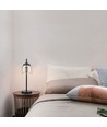 7W Designer LED bordlampe - 700lm, 3000K, metal og glas, Ø12 x 22,5 cm