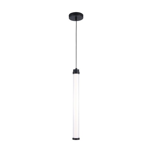 LED designer hængelampe - 3000K, sort+hvid, hus
