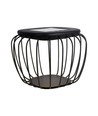1W Solara designer have/bordlampe - Solcelle, IP44, sort, lantern-formet, 3000K+6000K, inkl. lyskilde