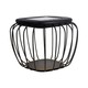 1W Solara designer have/bordlampe - Solcelle, IP44, 120lm, 3000K+6000K, grå, lanterneformet
