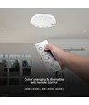 LED Designer Kuppelæske - 30W/60W/30W, Fjernbetjening, Biehive Cover, Dæmpbar